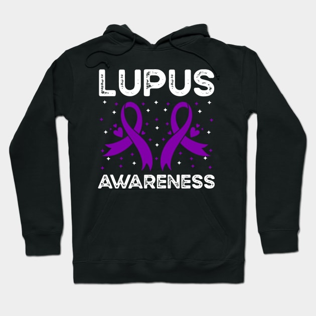 Lupus Awareness Hoodie by Geek-Down-Apparel